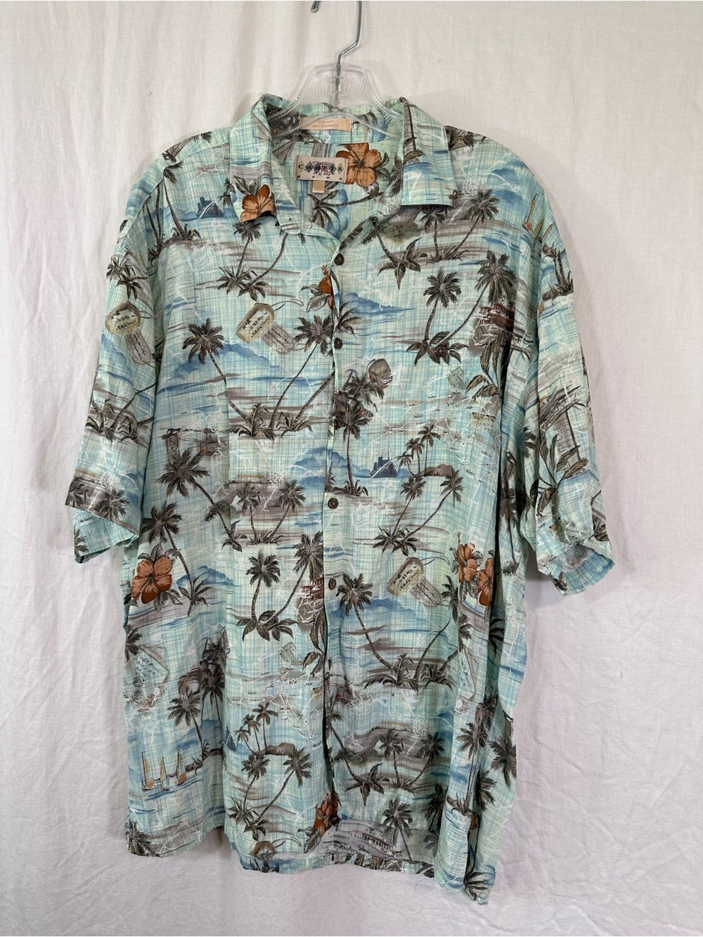Campia Moda Hawaiian Shirt Sz XL Vintage